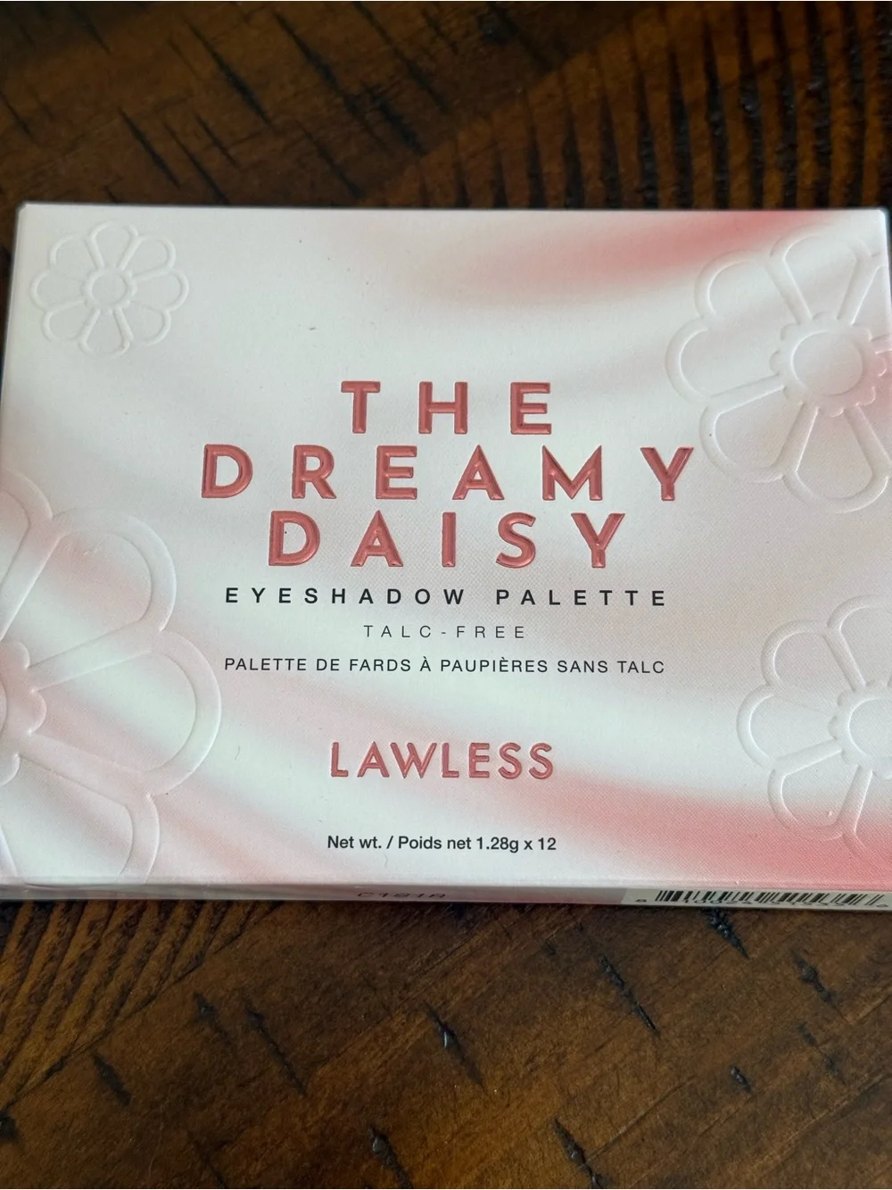 LAWLESS Pink and White Eyeshadow Palette Packaging